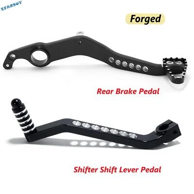 Palanca de cambios y pedal de freno trasero forjado CNC para Yamaha Raptor 700 2006-23 Foto 1 de 4