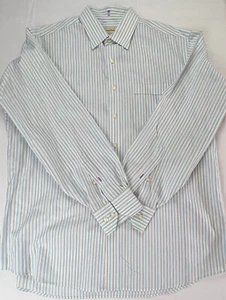 Tommy Bahama Mens Striped Long Sleeve Button Up Shirt Size 16.5 34/35 - Picture 1 of 9
