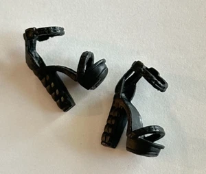 Mattel Barbie Fashionista Negro Tacones Al Tobillo Punta Abierta - Imagen 1 de 3