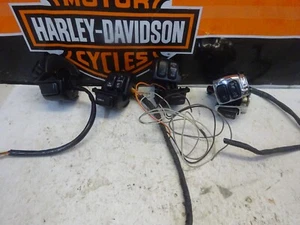 Harley FX XL CHOICE of Used R/L-Black or R-Chrome OEM Hbar SWITCH HOUSING ASSBLY - Picture 1 of 24