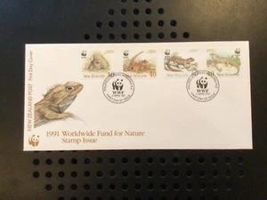 New Zealand FDC 1991- Worldwide fund for nature stamp issue - Picture 1 of 2