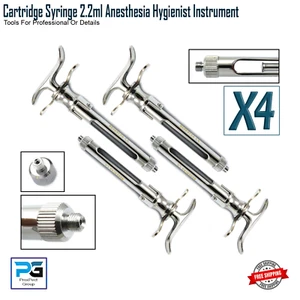 Dental Cartridge Syringe 2.2ml for Anesthetics Anesthesia Surgical Tool UK - Picture 1 of 5
