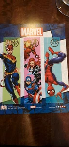 2019 SDCC COMIC CON DK MARVEL PROMO BOOKMARK CARD SET OF 3 SPIDER-MAN AVENGERS  - Picture 1 of 1