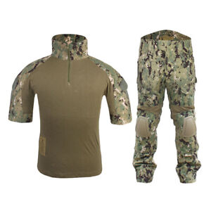 Emersongear Tactical Summer Version Combat Uniform Set Shirts Pants Suits AOR2