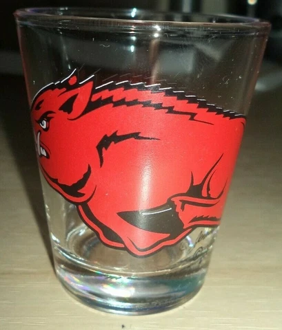 University of Arkansas Razorbacks Shot Glass Cover