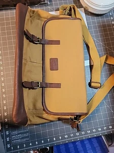Portage Travel Gear Heavy Canvas Messenger Bag Leather Accents - Picture 1 of 11