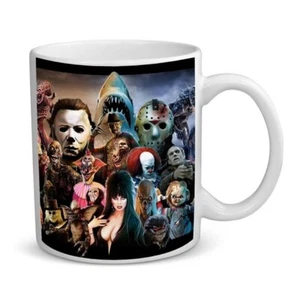 Horrorfilm Villians BB6 Halloween Jason Chucky Scream Kaffee Teetasse Becher - Bild 1 von 1