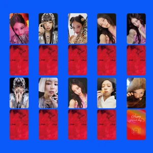 10pcs/set JENNIE SOLO RUBY Self Made Photo Cards HD Photocards - Picture 1 of 7