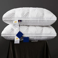 95% Goose Down Pillow White Cotton Pillowcase Rectangular Bedroom Pillows 1pcs