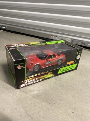 Racing Champions Fast & Furious - Dom’s 1993 Mazda RX-7 Red 1:18 Die Cast READ - Image 1 of 4