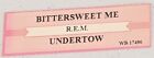 Jukebox Title Strip - R.E.M.: "Bittersweet Me" / "Undertow" 