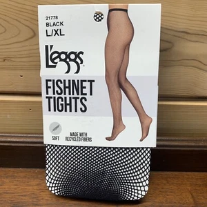 Leggs Fischernetz Strumpfhose schwarz S/M ~ weich - Bild 1 von 2