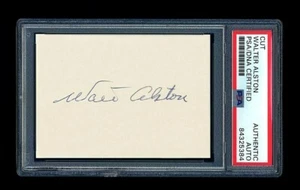 WALTER ALSTON SIGNED MINT CUT PSA/DNA AUTOGRAPHED LOS ANGELES DODGERS WALT WSC - Picture 1 of 1