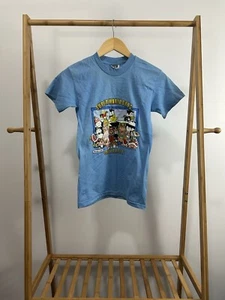 RARE VTG 80s Nintendo Super Mario Bros University T-Shirt Size YOUTH M - Picture 1 of 7