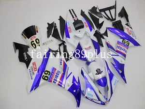 Blue White Silver Sterilgarda ABS Injection Fairing Kit Fit for YZF 2004-2006 R1 - Picture 1 of 8