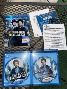 Sherlock Holmes (Blu-ray Disc, 2010) with Digital Copy Combo Disc - Picture 1 of 2