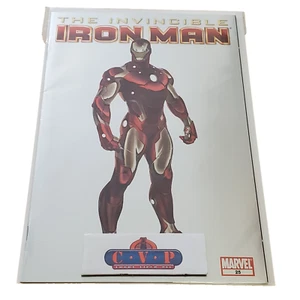 Invincible Iron Man #25D Meinerding Foilogram 1:25 Variant VF+  2010 - Picture 1 of 1
