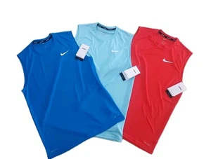 Nike Herren Schwimmen Dri Fit ärmelloses Top Größe Small neu mit Etikett 4UPF 40+ - Bild 1 von 13