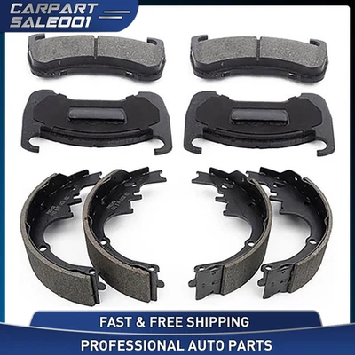 Juego de pastillas de freno de disco delanteras traseras zapata de freno de tambor para Chevrolet Monza 1976-1980 Foto 1 de 4