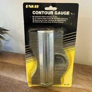 ENKAY 6” 101 Uses Contour Gauge- Woodworking, Flooring, Tile Work, Moulding NEW - Picture 1 of 11