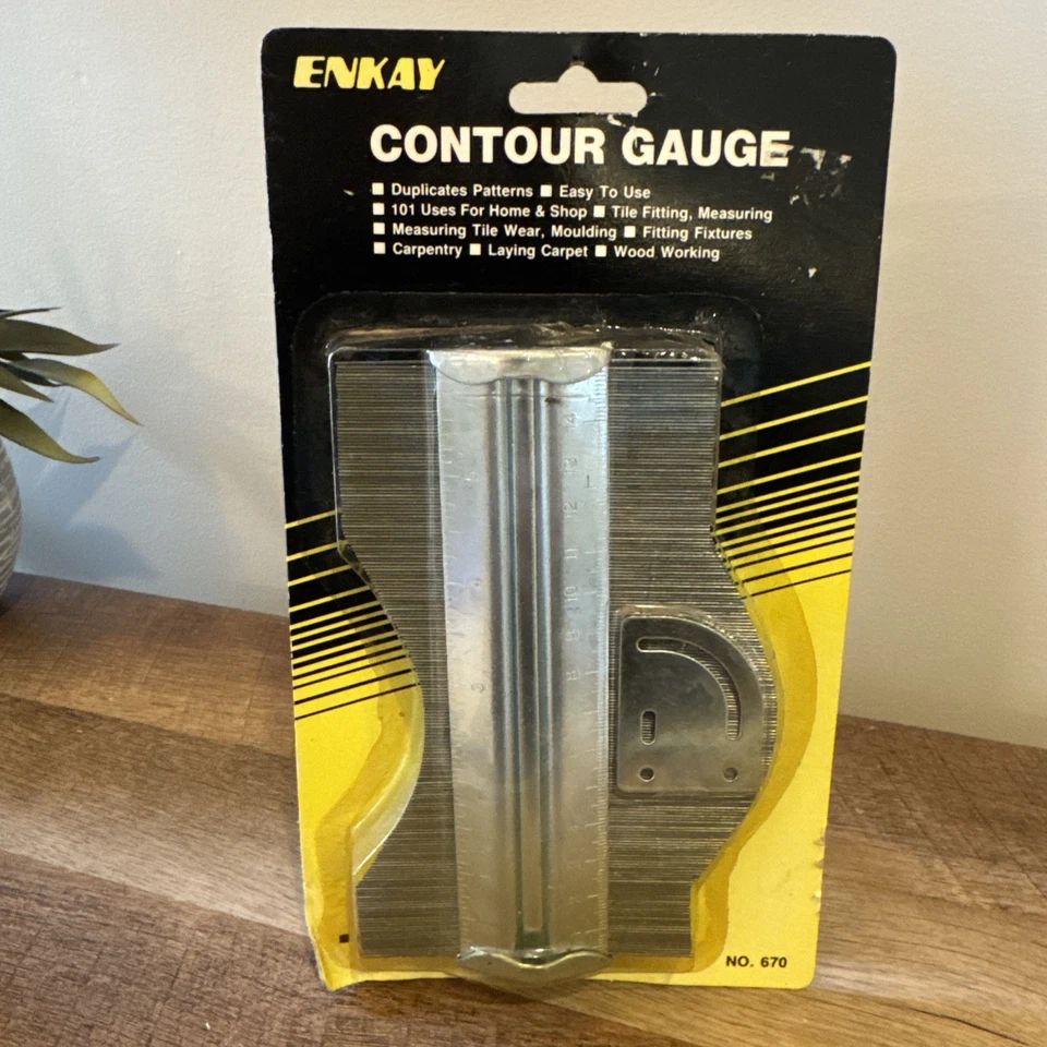 ENKAY 6” 101 Uses Contour Gauge- Woodworking, Flooring, Tile Work, Moulding NEW - Image 1 of 4