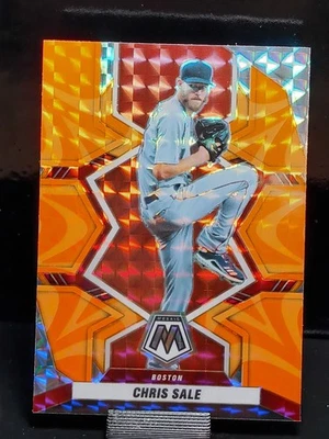 Mosaic Orange Reactive Prizm #63 2022 venta de Chris Medias Rojas de Boston Foto 1 de 3