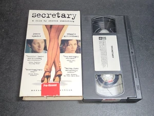 Secretary (VHS, 2002) James Spader Maggie Gyllenhaal Rare Erotic Cult Comedy HTF - Picture 1 of 5