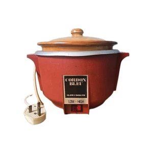 Vintage Cordon Bleu 525 Ceramic Auto Slow Cooker 3 Litre Crock Pot Brown/Beige - Picture 1 of 15