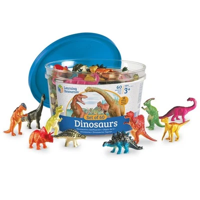 Learning Resources Dinosaur Counters Tub of 60 -Children's Counting Maths Dinos  - Image 1 of 2