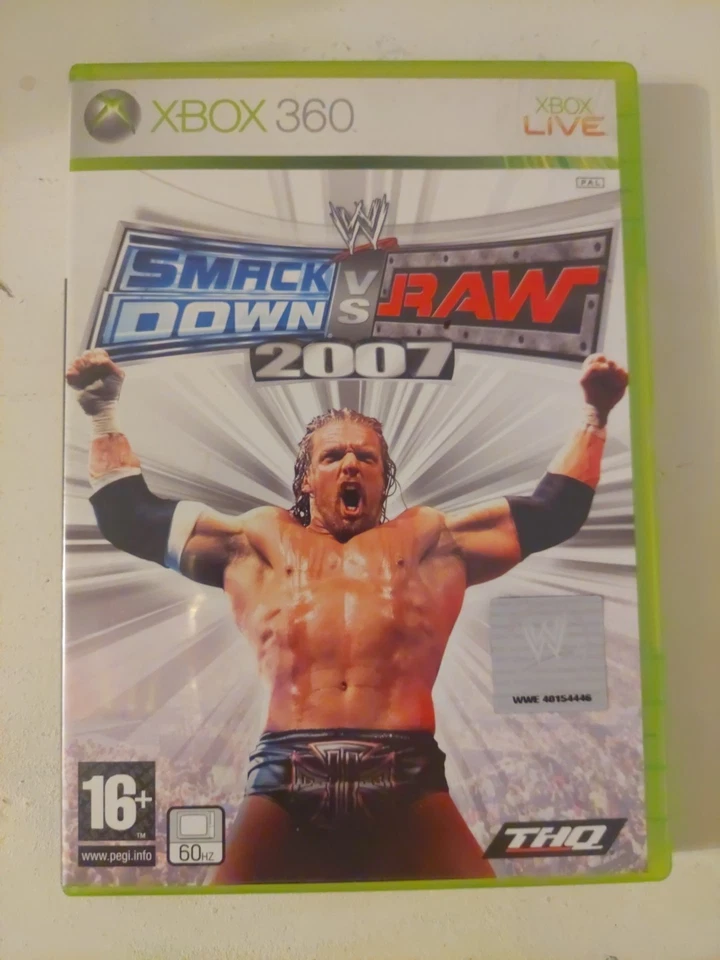 Xbox 360 – SmackDown vs Raw 2007 – PAL ITA – THQ – Manuale incluso - Immagine 1 di 3