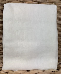 Pottery Barn Emery Linen IVORY SHEER Curtain Drape 50”x 84” Rod Pocket NEW - Picture 1 of 6