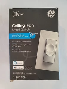 CYNC GEB4 SPEED CEILING FAN SMART SWITCH ALEXA GOOGLE FACTORY SEALED NIB - Picture 1 of 8