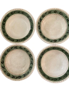 Juego de 4 cuencos de sopa Oneida Oliveto pintados a mano de 8 pulgadas - Imagen 1 de 6