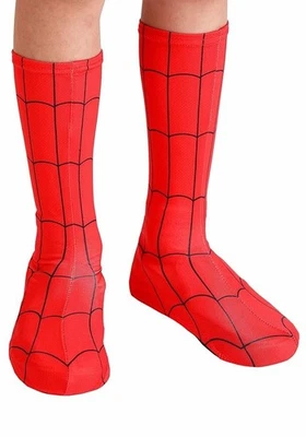Marvel Spider-Man Adult Boot Tops 14+ by Rubie's - Image 1 of 3