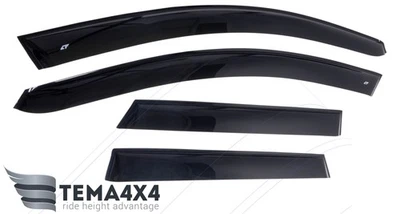 磁带式窗户遮阳板偏转器 Sun Rain Guard 适用于奥迪 A6 Allroad Avant 05-11 — 第 1/4 张图片