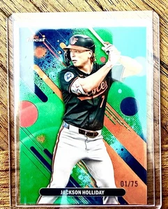 🔥 2024 Topps Finest Jackson Holliday Green Shattered /75 - 01/75 🔥 - Bild 1 von 2