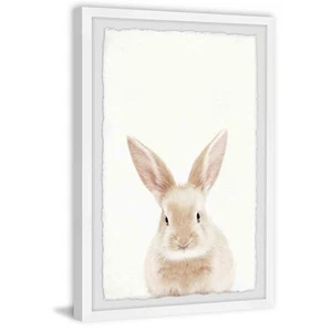 Marmont Hill Rabbit Close-up Framed Painting Print 8X12 - Picture 1 of 6