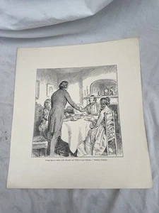 Nicholas Nickleby Illustration By Frederick Pegram Art Print Charles Dickens - Picture 1 of 3