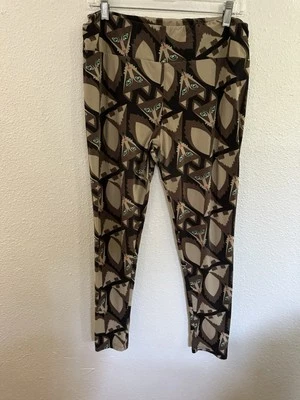 Lularoe Leggings Mujer TC Alto y Curvilíneo Astuto Zorro Marrón Lobo Animal Novedad Foto 1 de 4