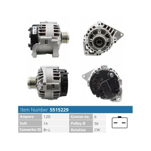 Alternator EB1949Q 439319 2542466A 0986043091 8EL737844001 2542466B - Picture 1 of 2