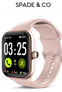 Spade & Co. Health Smartwatch 4 w/Heart Monitor GPS Step Sleep & More - Zdjęcie 1 z 13