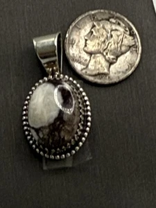 Wild Horse Pendant handmade Navajo GBoyd PD2169 - Picture 1 of 2