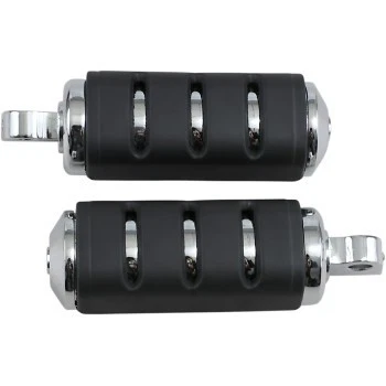 Clavijas de pie Kuryakyn 7591 cromadas grandes Driver Trident ISO con montaje Harley macho Foto 1 de 2