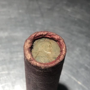 Vintage Wheat Penny Rolls – Unsearched Old Bank Wrapper – Wheat Cent Ends –6a - Picture 1 of 10