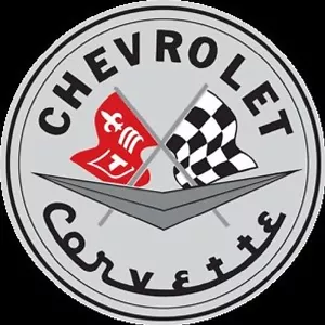 Chevrolet Corvette 14" redondo en relieve Ande Rooney letrero de lata garaje barra Mancave - Imagen 1 de 1