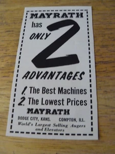 THE FARM QUARTERLY-SPRING 1957-AD- MAYRATH -BEST Dodge City, KANSAS/Compton, ILL - Picture 1 of 1