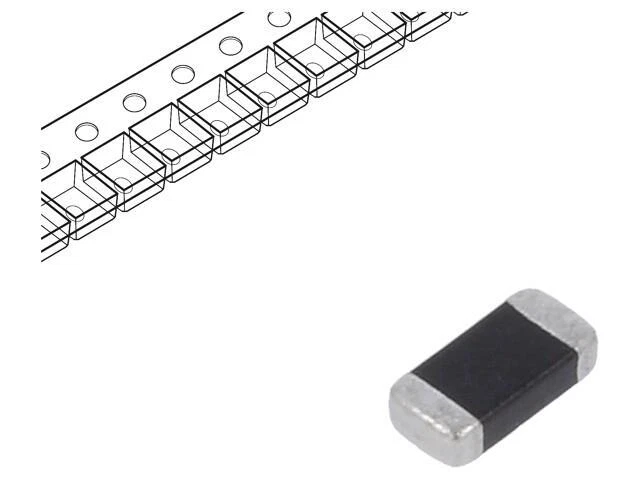 10X B57621C5103J062 NTC Thermistor 10kΩ SMD 1206 3530K 300mW ±5% -55-125°C EPCOS - Image 1 of 1