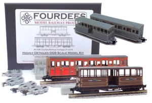 Fourdees Ltd Talyllyn Railway Carriages 17 and 18 009 / OO9 Scale Kit - Picture 1 of 11
