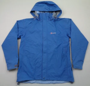 Berghaus Jacket Womens 20 Stowaway Hood Blue AquaFoil Waterproof Outdoor - Picture 1 of 20