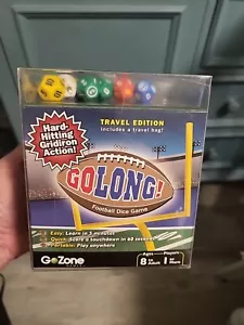 Go Long Football Dice Game Travel Edition By GoZone Games Easy Quick & Portable - Picture 1 of 8